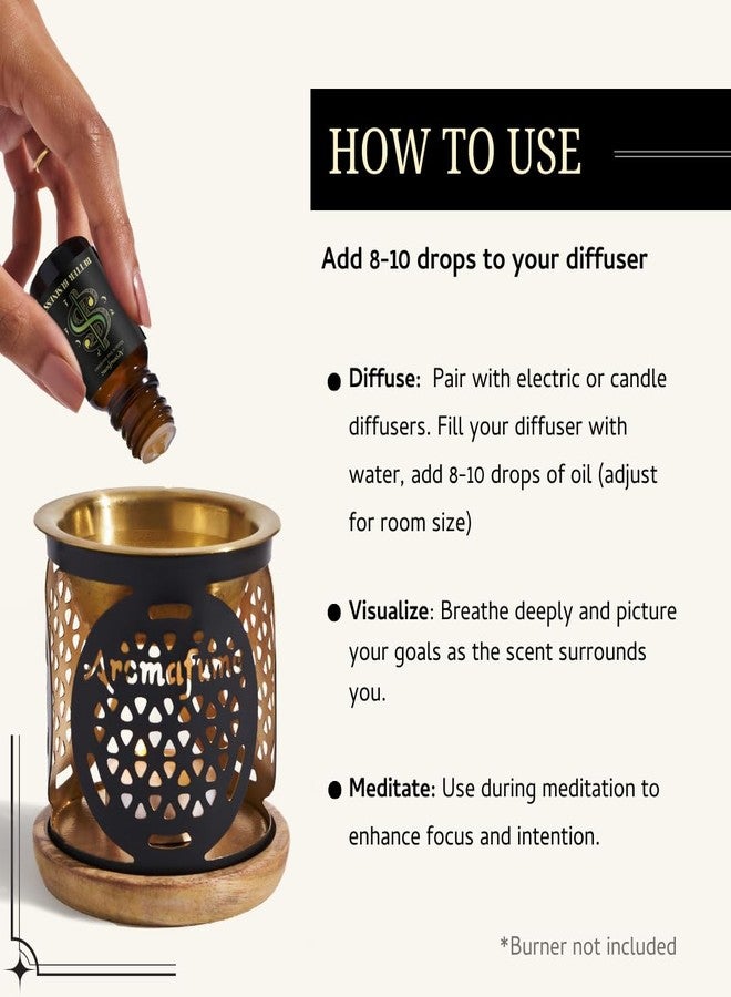 Aromafume Attract Money, Success & Prosperity, Better Business Herbal Oil Diffuser Blends by Aromafume | 3 x 10ml/0.33 fl oz| Aromatherapy Oils for Manifestation & Mindfulness | Non-Toxic, Vegan, Cruelty-Free - Image 4